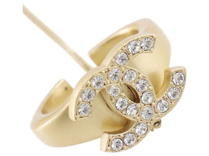 Chanel Ring mit Strasssteinen, vergoldet Golden - Ansicht 4