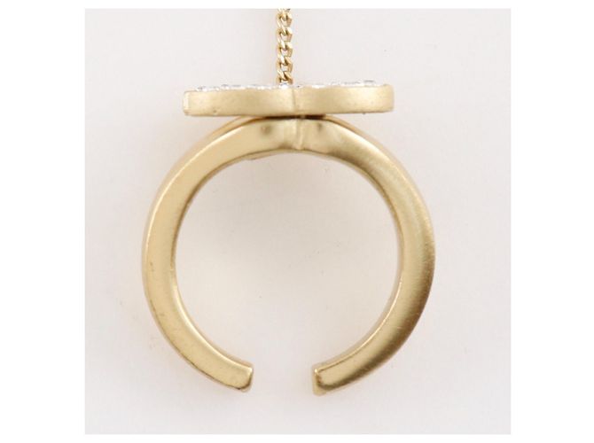 Chanel Ring mit Strasssteinen, vergoldet Golden - Ansicht 5