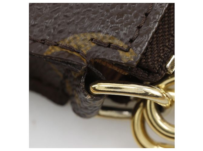 Borsa a Spalla Louis Vuitton Sophie Marrone - vista 11