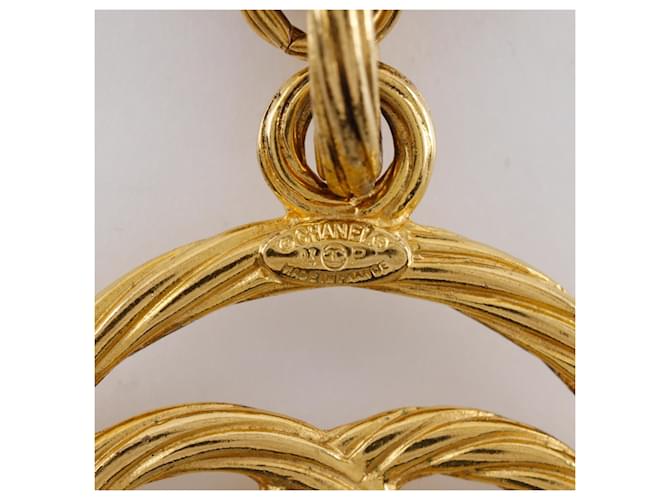 Collar Chanel Coco Mark Dorado - vista 14