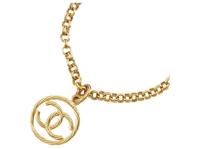 Collar Chanel Coco Mark Dorado - vista 3