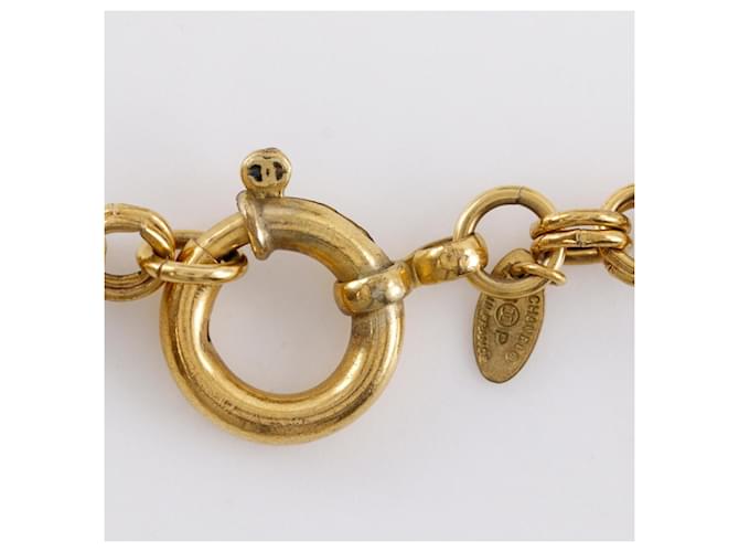 Collar Chanel Coco Mark Dorado - vista 5