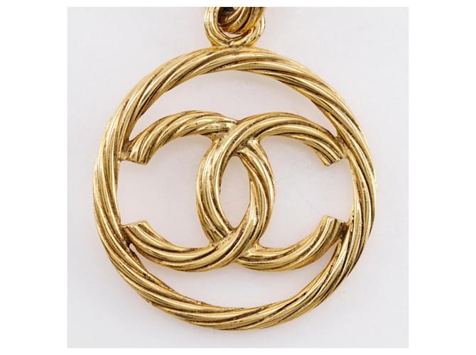 Collar Chanel Coco Mark Dorado - vista 7
