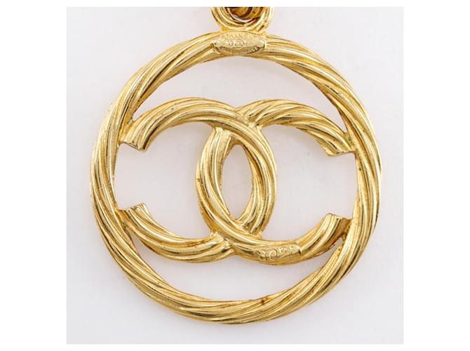 Collar Chanel Coco Mark Dorado - vista 8