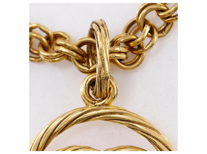 Collar Chanel Coco Mark Dorado - vista 9