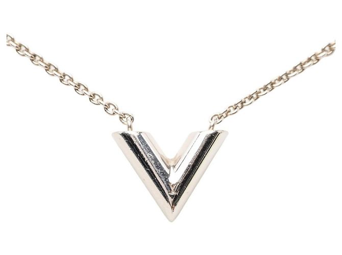 Collana con pendente Essential V Louis Vuitton Argento - vista 2