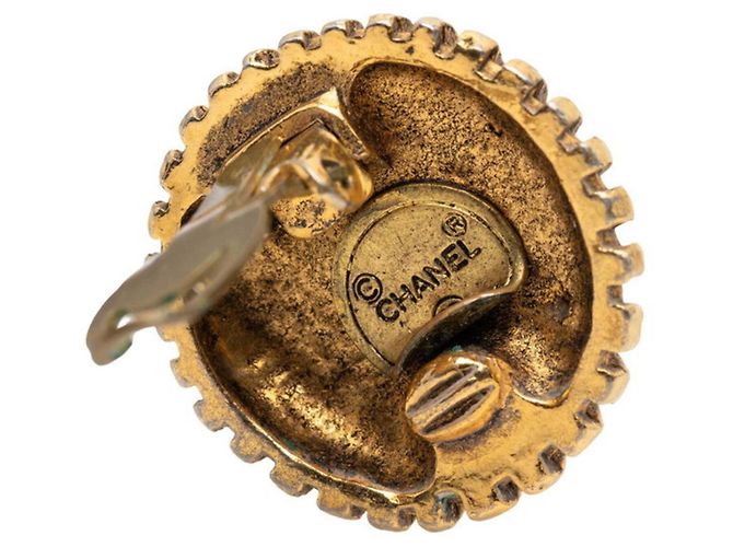 Orecchini a clip Coco Mark placcati oro Chanel D'oro - vista 3
