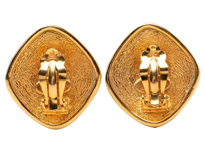 Chanel Coco Mark Clip-Ohrringe vergoldet Golden - Ansicht 2
