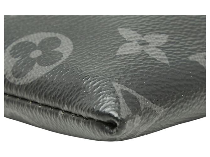 Pochette Louis Vuitton Monogram Eclipse Pochette Discovery Clutch Bag Schwarz - Ansicht 5