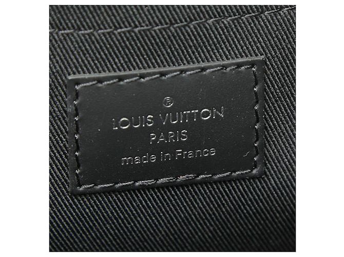 Pochette Louis Vuitton Monogram Eclipse Pochette Discovery Clutch Bag Schwarz - Ansicht 7
