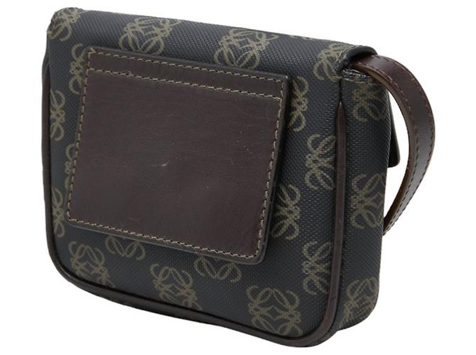 Borsa a tracolla Loewe Anagram Marrone Nero - vista 2