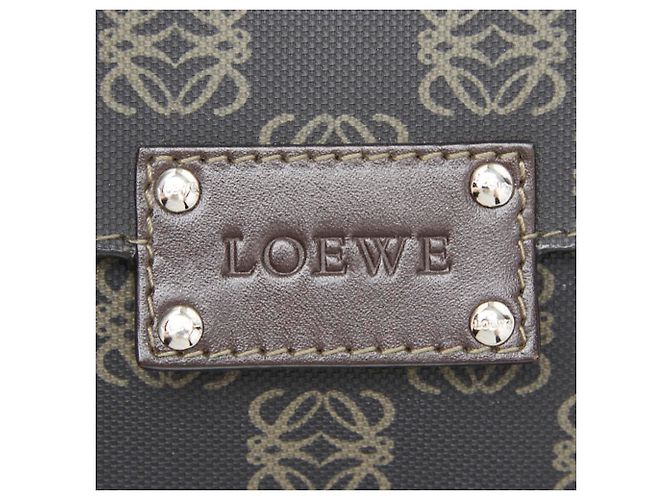 Borsa a tracolla Loewe Anagram Marrone Nero - vista 7