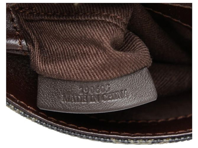 Borsa a tracolla Loewe Anagram Marrone Nero - vista 8