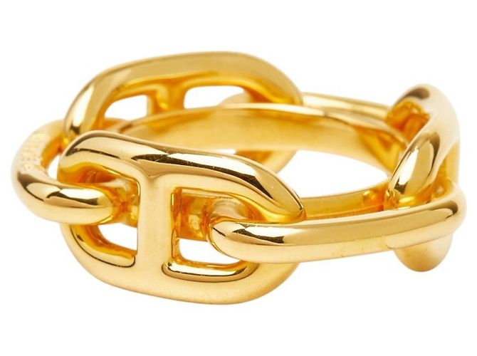 Ring Hermès Anello per foulard Chaine d'Ancre Hermes D'oro - vista 3