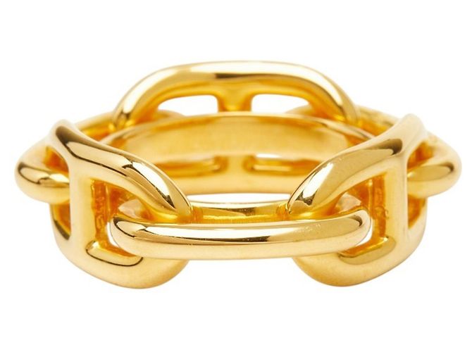 Ring Hermès Anello per foulard Chaine d'Ancre Hermes D'oro - vista 4