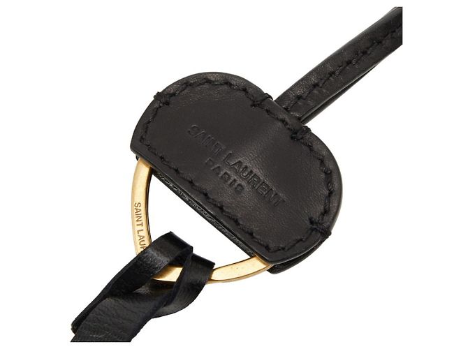 Collana in pelle nera Yves Saint Laurent Nero - vista 3