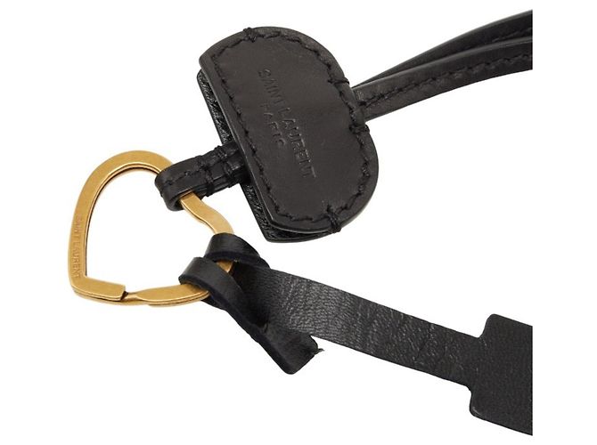 Collana in pelle nera Yves Saint Laurent Nero - vista 5