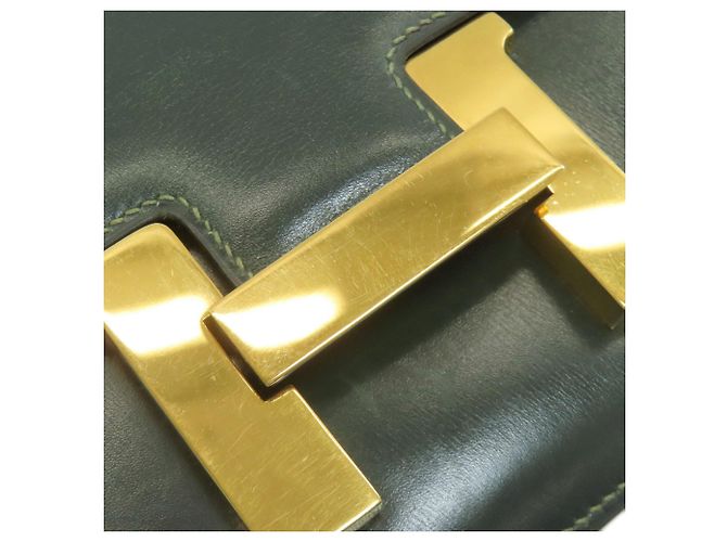 Hermès Bolso de hombro Hermes Constance 23 Verde - vista 17