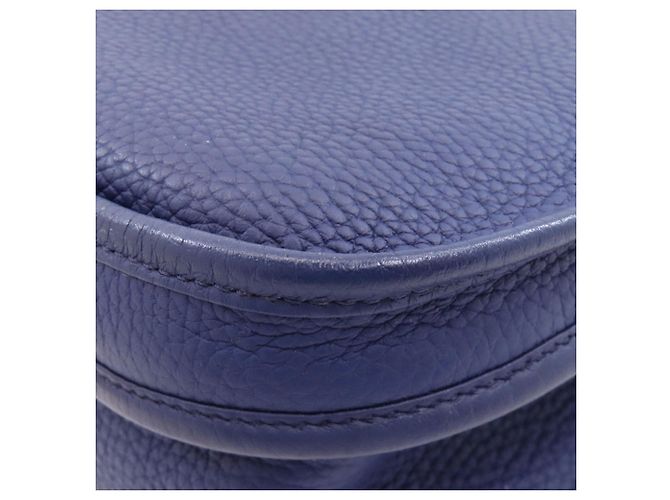 Hermès Borsa a Spalla Hermes Evelyne 3 PM Blu - vista 17