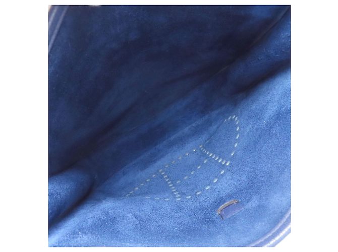 Hermès Borsa a Spalla Hermes Evelyne 3 PM Blu - vista 5