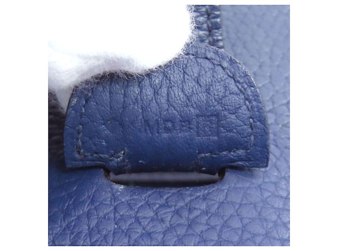 Hermès Borsa a Spalla Hermes Evelyne 3 PM Blu - vista 7