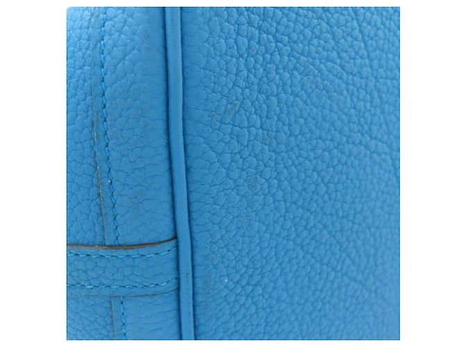 Hermès Borsa Hermes Garden Party PM Blu - vista 13