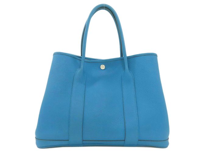 Hermès Borsa Hermes Garden Party PM Blu - vista 2