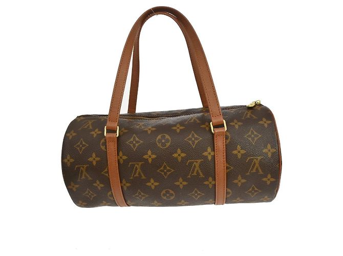 Louis Vuitton Papillon Handbag Monogram Canvas 30 Brown - view 2