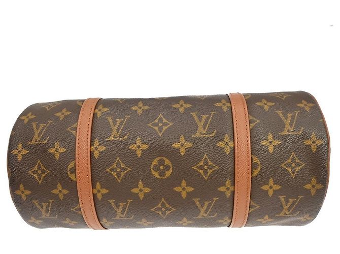 Louis Vuitton Papillon Handbag Monogram Canvas 30 Brown - view 7