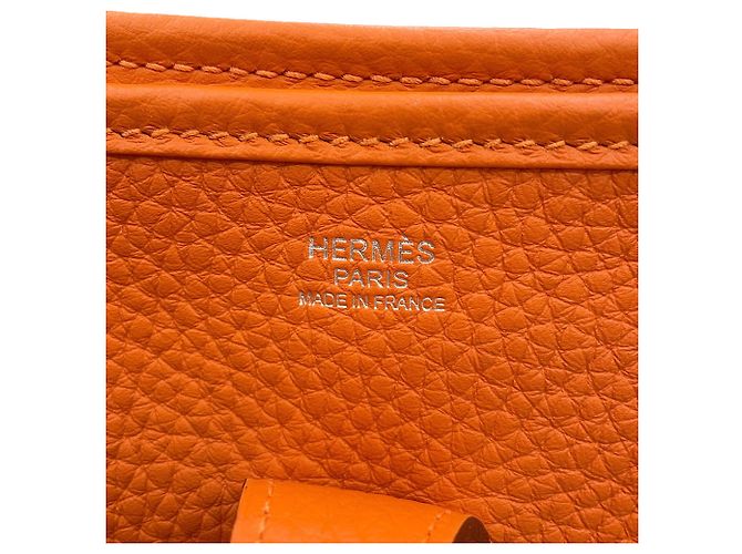 Hermès Borsa a tracolla Hermes Evelyne 3 PM Rosso - vista 10