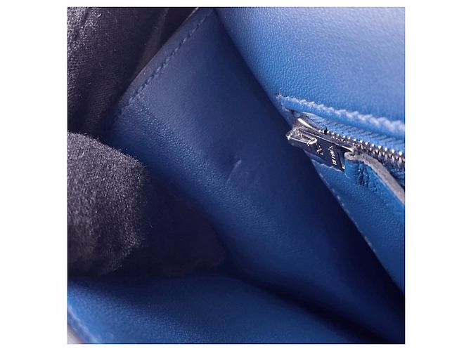 Hermès Borsa a Spalla Hermes Kara Blu - vista 11