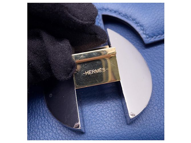 Hermès Borsa a Spalla Hermes Kara Blu - vista 13