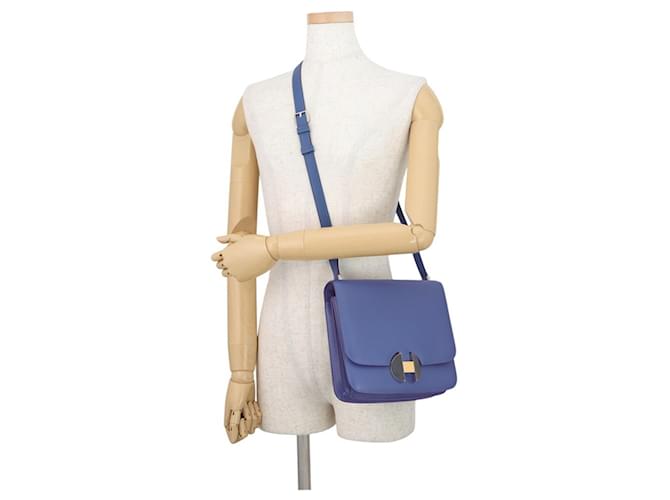 Hermès Borsa a Spalla Hermes Kara Blu - vista 4