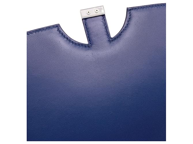 Hermès Borsa a Spalla Hermes Kara Blu - vista 9