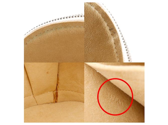 Borsa Louis Vuitton Alma PM Bianco Beige - vista 14