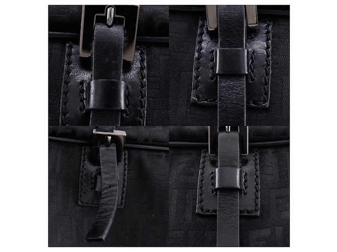 Fendi Zucchino Tote Bag Schwarz - Ansicht 11