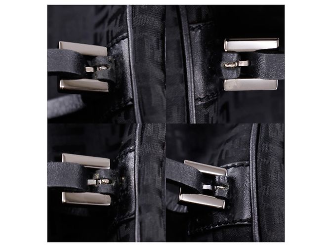 Fendi Zucchino Tote Bag Schwarz - Ansicht 12