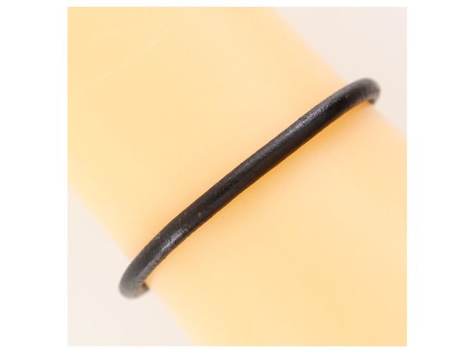 Pulseira Grenan Hermès em preto e prata - vista 3