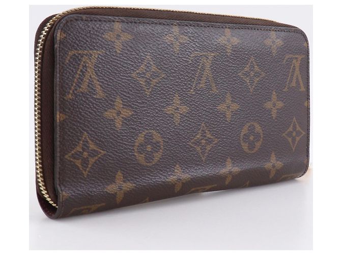 Portafoglio lungo Zippy Louis Vuitton Marrone Rosso Fuschia Monogramma - vista 3