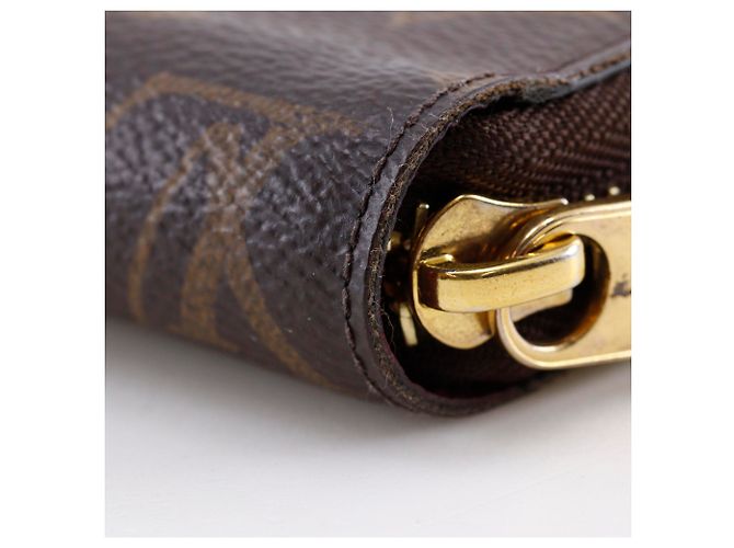 Portafoglio lungo Zippy Louis Vuitton Marrone Rosso Fuschia Monogramma - vista 5