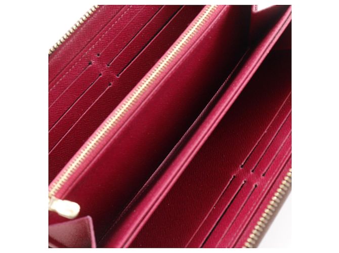 Portafoglio lungo Zippy Louis Vuitton Marrone Rosso Fuschia Monogramma - vista 6
