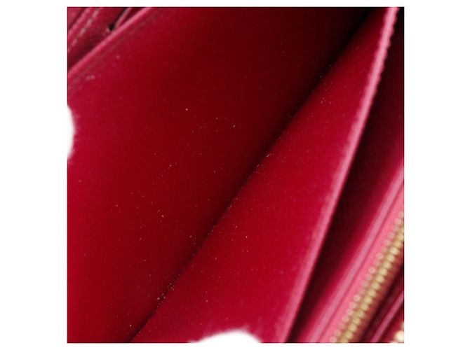 Portafoglio lungo Zippy Louis Vuitton Marrone Rosso Fuschia Monogramma - vista 8