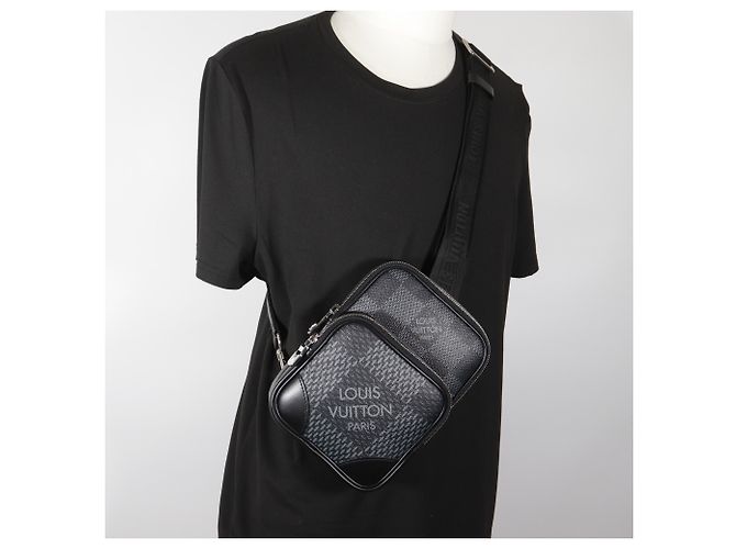 Bolso Bandolera Louis Vuitton Amazon N50012 Negro - vista 18