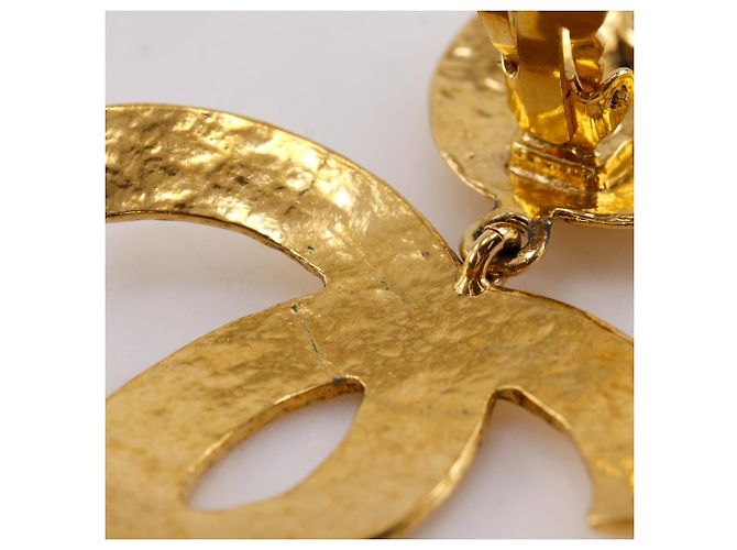 Orecchini a clip Chanel Coco Mark placcati oro D'oro - vista 10