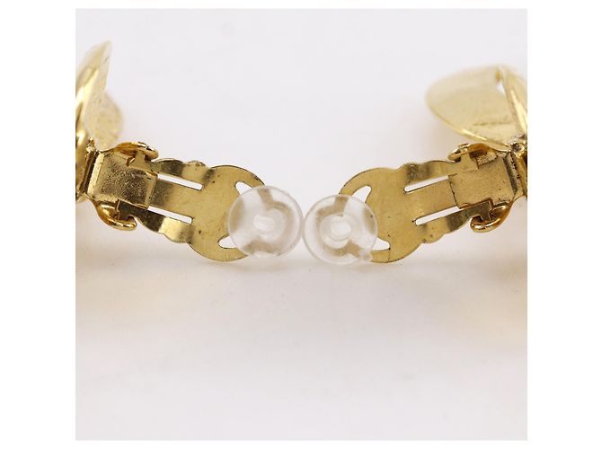 Orecchini a clip Chanel Coco Mark placcati oro D'oro - vista 5