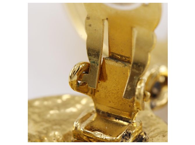 Orecchini a clip Chanel Coco Mark placcati oro D'oro - vista 6