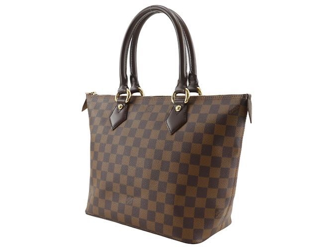 Louis Vuitton Tote Bag Braun Stoff - Ansicht 2