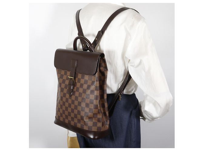 Zaino Louis Vuitton Soho Marrone - vista 18