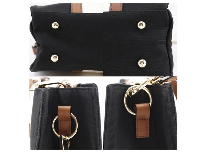 Borsa Tote Mother di Chloé Nero - vista 10
