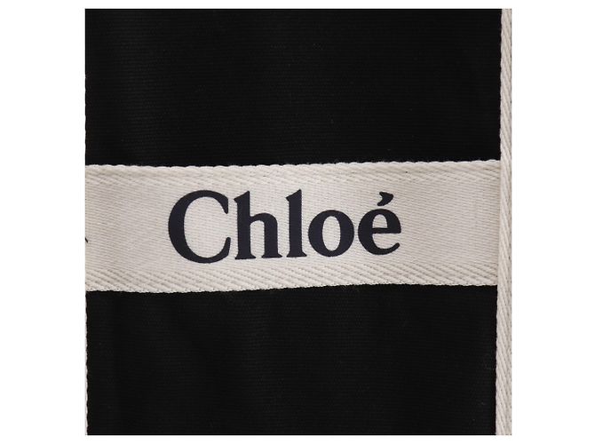 Borsa Tote Mother di Chloé Nero - vista 13